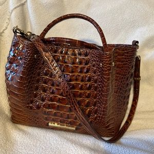 Brahmin Pecan Mallory Satchel